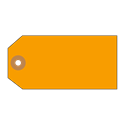 #4 Orange Fluorescent Tag 4 1/4" x 2 1/8" - Box of 1000