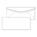 #10 Regular Envelope (4-1/4"  x 9-1/2") Regular Gum, 24lb. - Box of 1000