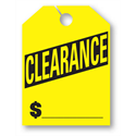 Clearance - Yellow Mirror Hang Tag (Jumbo)