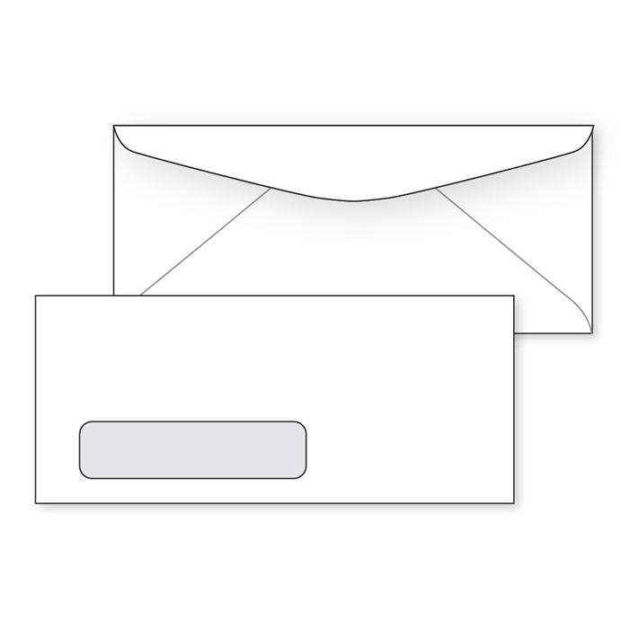 #10 Regular Window Envelope (4-1/4