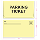 6-3/4 Canary Prism Parking Ticket Envelopes - (qty of 1000)