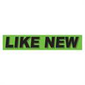 Like New Fluorescent Green Slogan Window Stickers - Qty 12