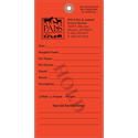 Cremation ID Tags - Hold - 1000 per box