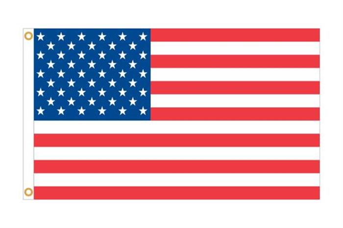 American Flag size: 6' x 4'
