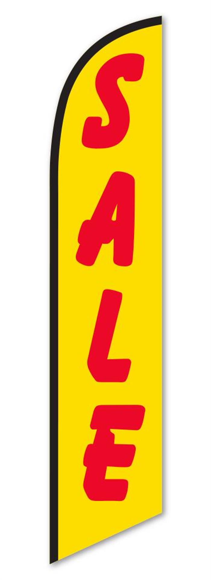 Sale - Yellow Swooper Banner
