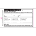 Generic Private Property Parking Ticket with Envelope - Sets of 1000