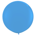 17 Inch Round Blue Latex Balloons - 72 Per Bag