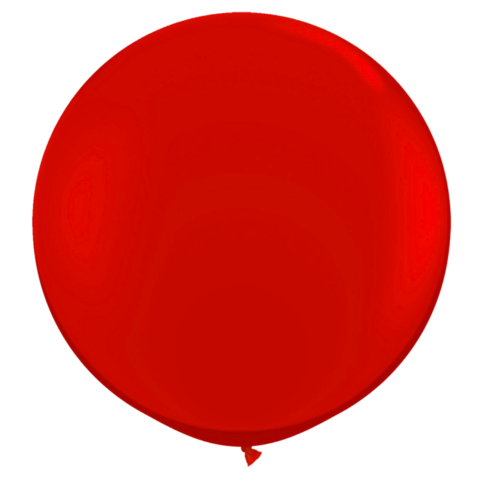 17 Inch Round Red Latex Balloons - 72 Per Bag