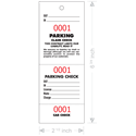 Parking Claim Check - Box of 1000