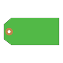 #5 Dark Green Tag 4 3/4" x 2 3/8" - Box of 1000