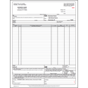 Bill of Lading Form Numbered NCR 3-part