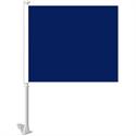 Flag Clip-On Window Flag - Solid Blue Flag