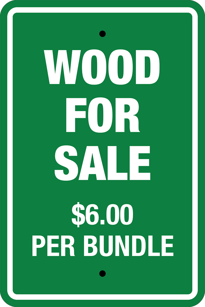 12x18 Wood For Sale 6 per Bundle Green
