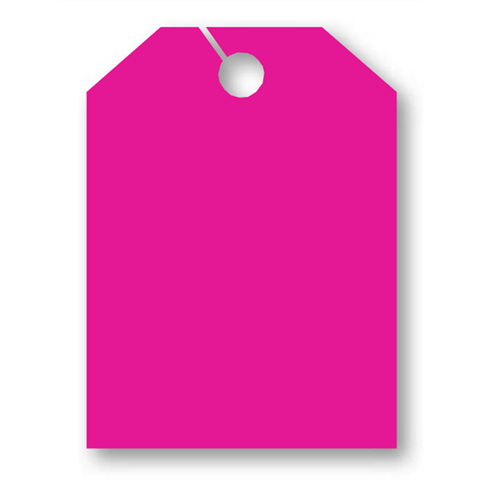 Blank - Pink Mirror Hang Tag (Jumbo)