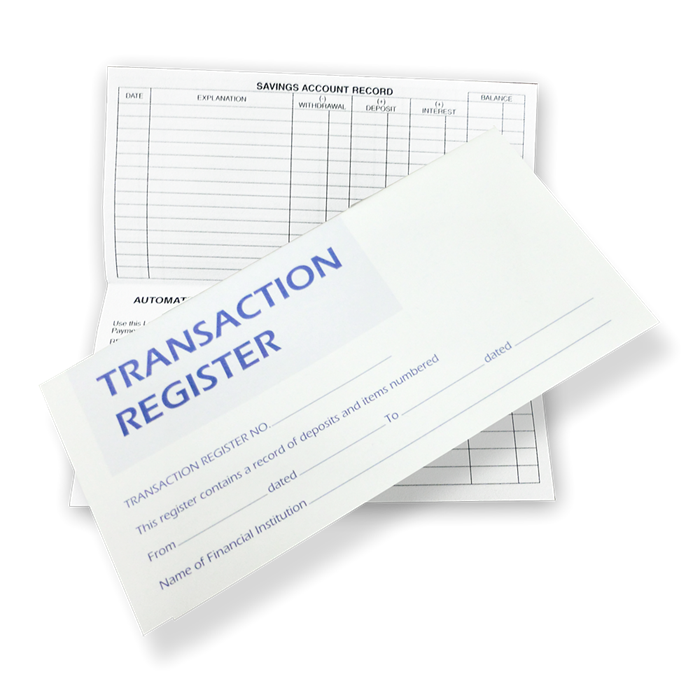 Transaction Register Checkbook Icon