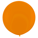 17 Inch Round Orange Latex Balloons - 72 Per Bag