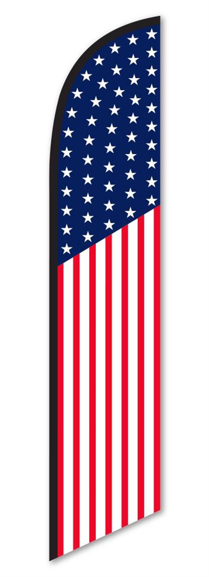 American Flag - Swooper Banner