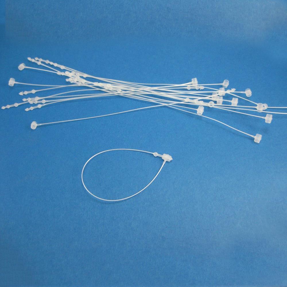 Loose Knotted White Elastic String for Hang Tags - Box of 1000